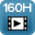 Archivio video di 160 ore su SD card della massima capacità